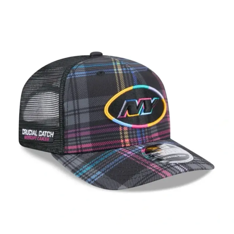 Flash Sale New York Jets 2024 Crucial Catch 9SEVENTY Trucker Hat - KTGCaps - Baseball caps for various teams, purchased online at a discount