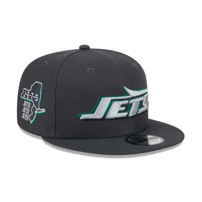 Cheap New York Jets 2024 Draft 9FIFTY Snapback Hat - KTGCaps - Baseball caps for various teams, purchased online at a discount