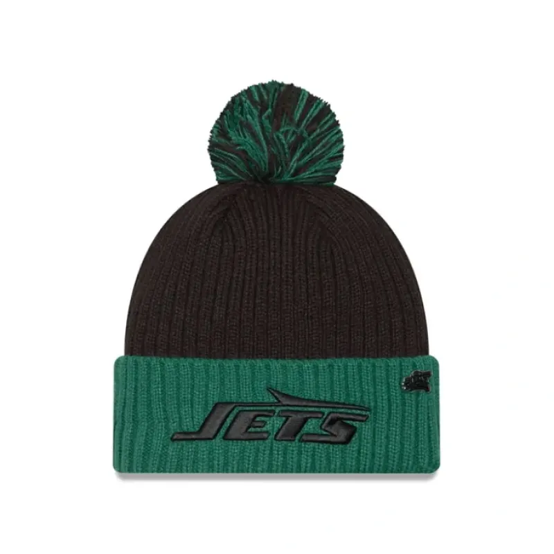 Shop New York Jets 2024 Inspire Change Pom Knit Hat - KTGCaps - Baseball caps for various teams, purchased online at a discount