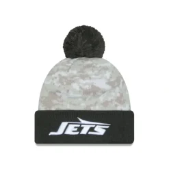 New New York Jets 2024 Salute to Service Pom Knit Hat - KTGCaps - Baseball caps for various teams, purchased online at a discount