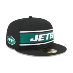 Discount New York Jets 2024 Sideline Black 59FIFTY Fitted Hat - KTGCaps - Baseball caps for various teams, purchased online at a discount
