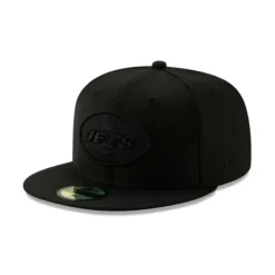 Cheap New York Jets Basic Black On Black 59FIFTY Fitted Hat - KTGCaps - Baseball caps for various teams, purchased online at a discount