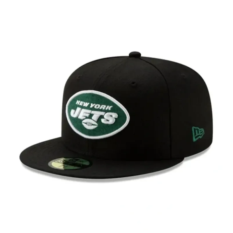 Sale New York Jets Basic 59FIFTY Fitted Hat - KTGCaps - Baseball caps for various teams, purchased online at a discount