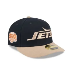 Discount New York Jets Blue Ivory Low Profile 59FIFTY Fitted Hat - KTGCaps - Baseball caps for various teams, purchased online at a discount