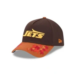 Hot New York Jets Fall Foliage 9FORTY AFrame Snapback Hat - KTGCaps - Baseball caps for various teams, purchased online at a discount