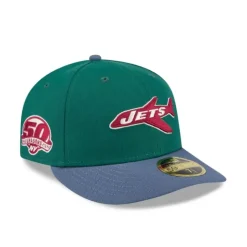 Fashion New York Jets Green Gemstone Low Profile 59FIFTY Fitted Hat - KTGCaps - Baseball caps for various teams, purchased online at a discount