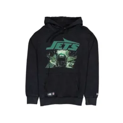New New York Jets Premium Black Hoodie - KTGCaps - Baseball caps for various teams, purchased online at a discount