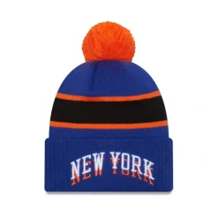 New New York Knicks 2023 City Edition Pom Knit Hat - KTGCaps - Baseball caps for various teams, purchased online at a discount