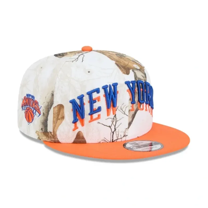 New New York Knicks 2024 Country x City Realtree 9FIFTY Snapback Hat - KTGCaps - Baseball caps for various teams, purchased online at a discount