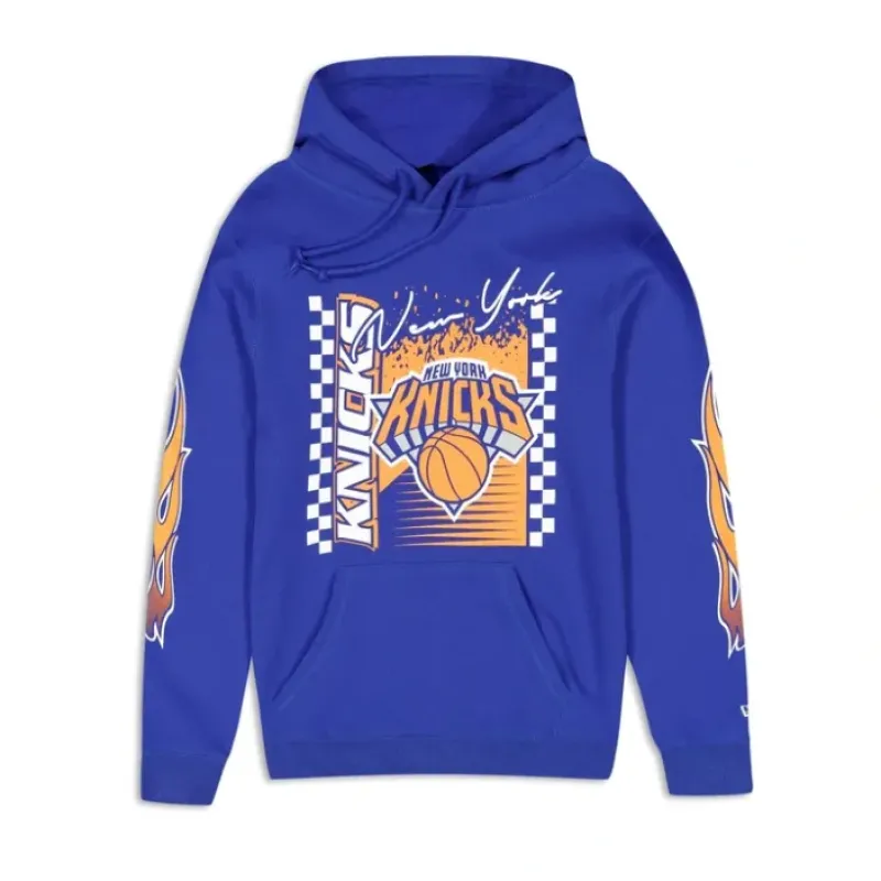 Store New York Knicks 2024 Rally Drive Hoodie - KTGCaps - Baseball caps for various teams, purchased online at a discount