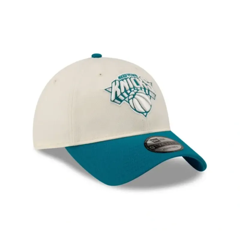 Hot New York Knicks Chrome 9TWENTY Adjustable Hat - KTGCaps - Baseball caps for various teams, purchased online at a discount