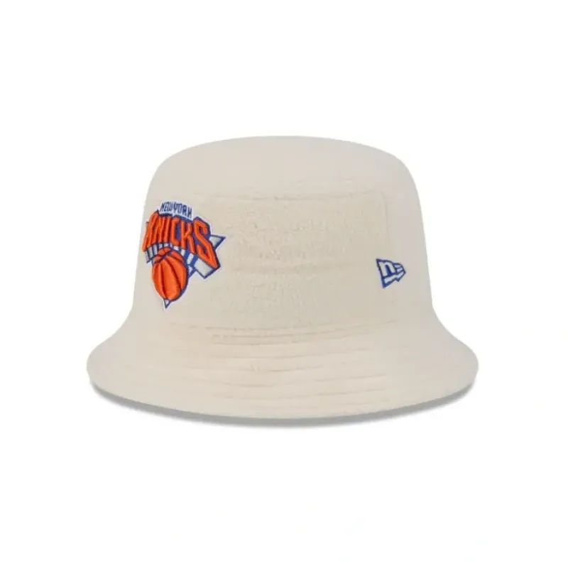Cheap New York Knicks Cozy Bucket Hat - KTGCaps - Baseball caps for various teams, purchased online at a discount
