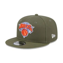 Cheap New York Knicks Olive 9FIFTY Snapback Hat - KTGCaps - Baseball caps for various teams, purchased online at a discount