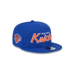 Shop New York Knicks Script Kids 9FIFTY Snapback Hat - KTGCaps - Baseball caps for various teams, purchased online at a discount