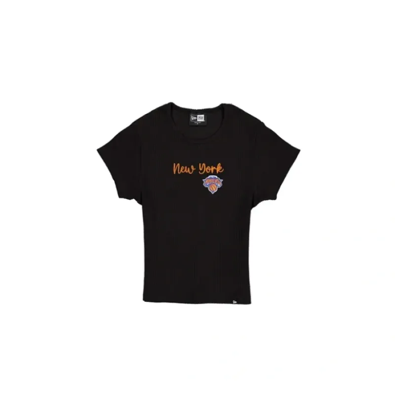 Clearance New York Knicks Sport Classics Womens Baby Tee - KTGCaps - Baseball caps for various teams, purchased online at a discount