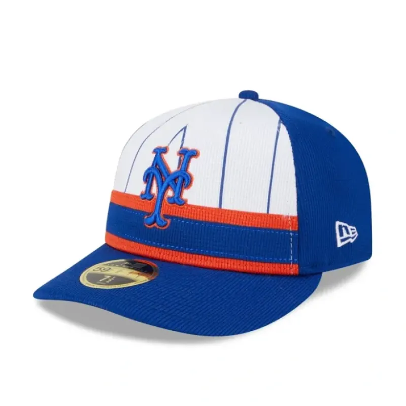 Flash Sale New York Mets 2024 Batting Practice Low Profile 59FIFTY Fitted Hat - KTGCaps - Baseball caps for various teams, purchased online at a discount