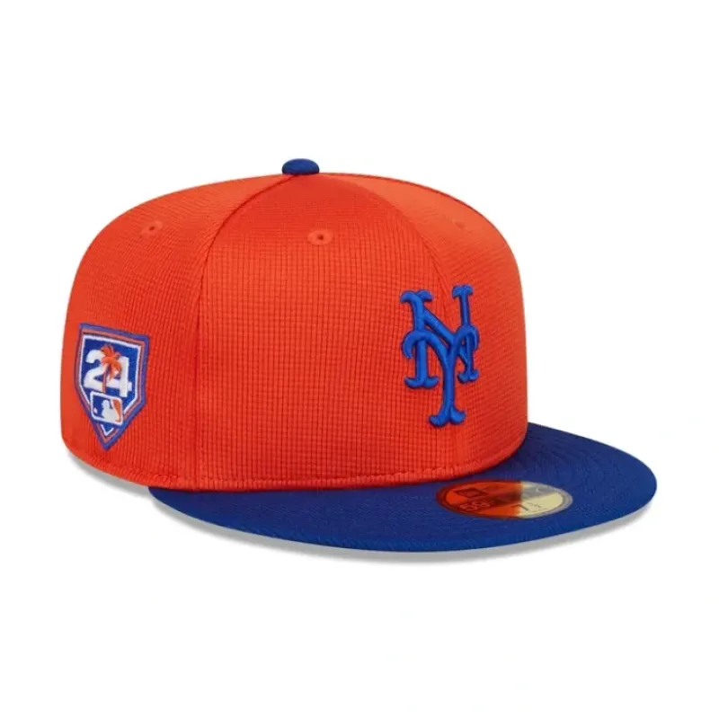 Fashion New York Mets 2024 Spring Training 59FIFTY Fitted Hat - KTGCaps - Baseball caps for various teams, purchased online at a discount