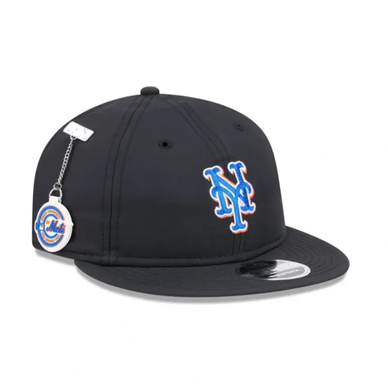 Discount New York Mets Team Color Retro Crown 9FIFTY Adjustable Hat - KTGCaps - Baseball caps for various teams, purchased online at a discount Caps
