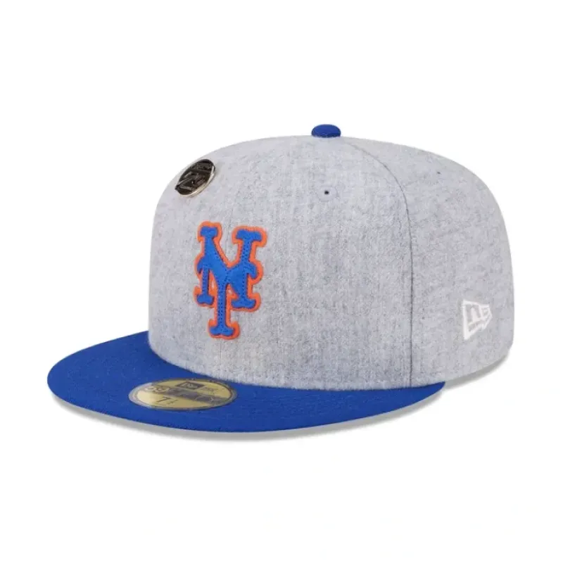 Sale New York Mets 70th Anniversary Gray 59FIFTY Fitted Hat - KTGCaps - Baseball caps for various teams, purchased online at a discount