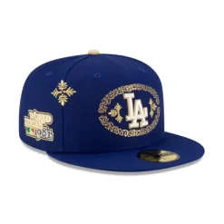 Flash Sale New York Mets Wax Canvas Retro Crown 59FIFTY Fitted Hat - KTGCaps - Baseball caps for various teams, purchased online at a discount