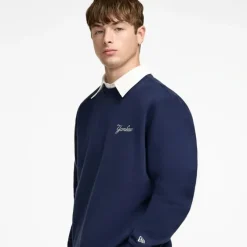 Best New York Yankees Big Apple Dress Blues Crewneck - KTGCaps - Baseball caps for various teams, purchased online at a discount Caps