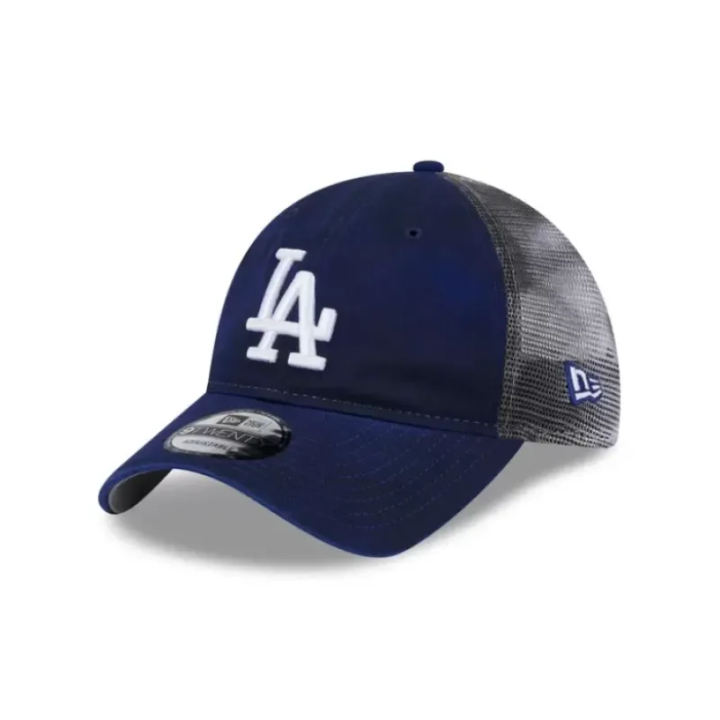 New New York Yankees Distressed Denim 9FORTY AFrame Trucker Hat - KTGCaps - Baseball caps for various teams, purchased online at a discount