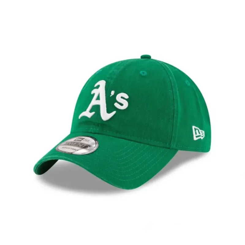 New Oakland Athletics Core Classic Replica 9TWENTY Adjustable Hat - KTGCaps - Baseball caps for various teams, purchased online at a discount