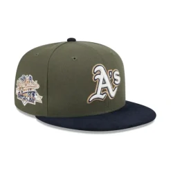 Cheap Oakland Athletics Olive Green 59FIFTY Fitted Hat - KTGCaps - Baseball caps for various teams, purchased online at a discount