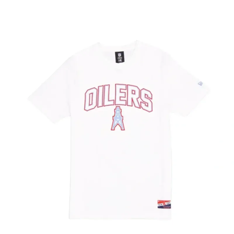 Flash Sale Oilers Throwback White TShirt - KTGCaps - Baseball caps for various teams, purchased online at a discount