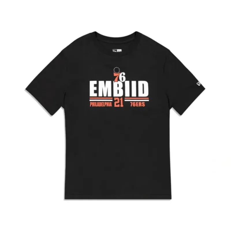 Fashion Philadelphia 76ers Joel Embiid TShirt - KTGCaps - Baseball caps for various teams, purchased online at a discount