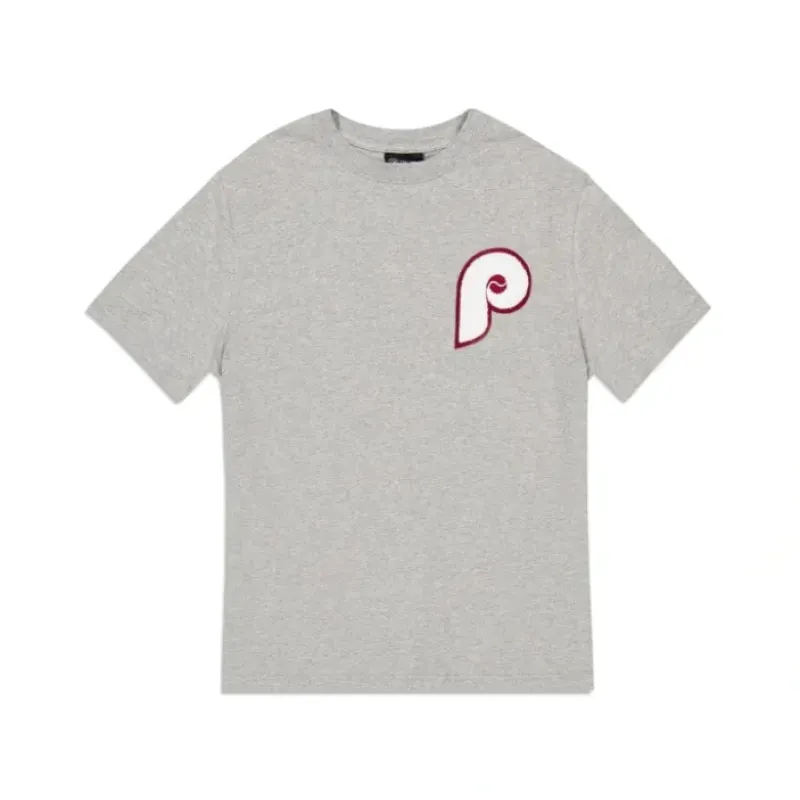 Fashion Philadelphia Phillies Gray Logo Select TShirt - KTGCaps - Baseball caps for various teams, purchased online at a discount