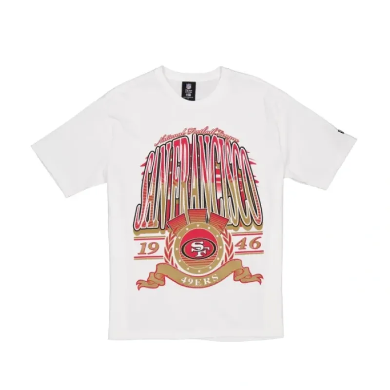 Flash Sale San Francisco 49ers Sport Classics White TShirt - KTGCaps - Baseball caps for various teams, purchased online at a discount