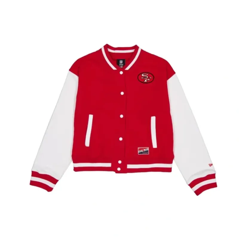 Shop San Francisco 49ers Throwback Fleece Womens Jacket - KTGCaps - Baseball caps for various teams, purchased online at a discount