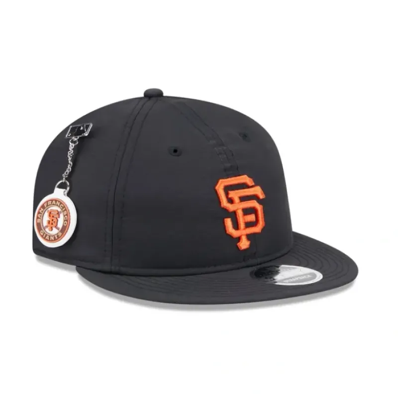 Online San Francisco Giants Team Color Retro Crown 9FIFTY Adjustable Hat - KTGCaps - Baseball caps for various teams, purchased online at a discount