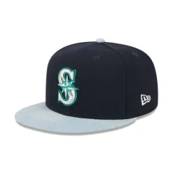 Discount Seattle Mariners Patch Denim 59FIFTY Fitted Hat - KTGCaps - Baseball caps for various teams, purchased online at a discount