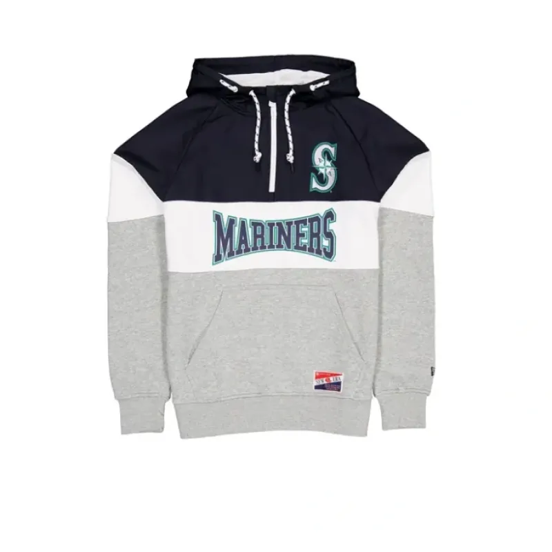 Shop Seattle Mariners Throwback Color Block Hoodie - KTGCaps - Baseball caps for various teams, purchased online at a discount